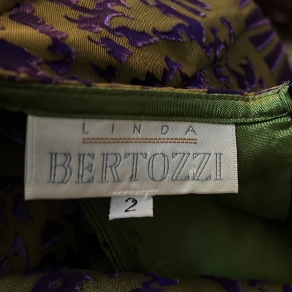 Linda Bertozzi Rayon Silk Blend Beautiful Skirt size 2 - Picture 5 of 9